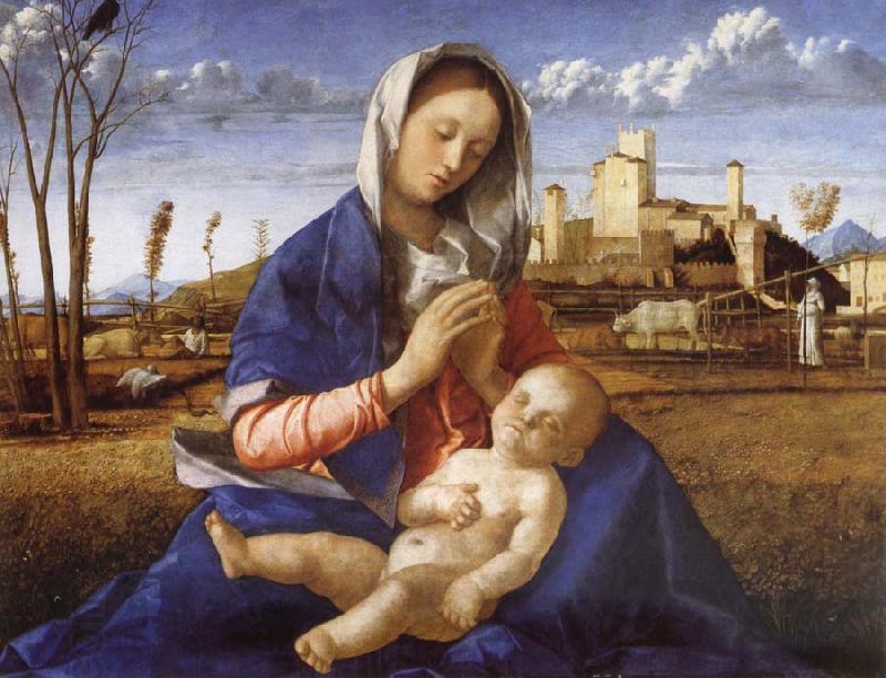 Giovanni Bellini Madonna in the Meadow China oil painting art